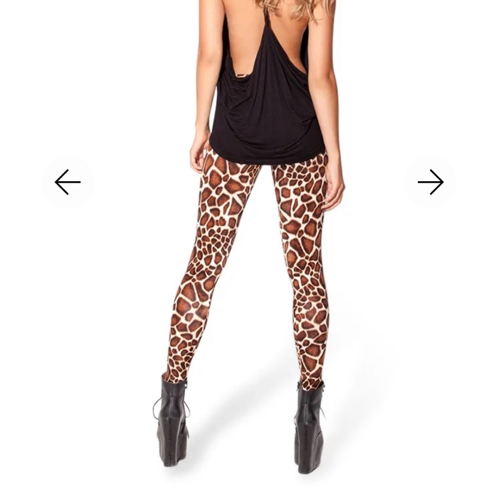 Blackmilk Baby Giraffe High Waisted Leggings